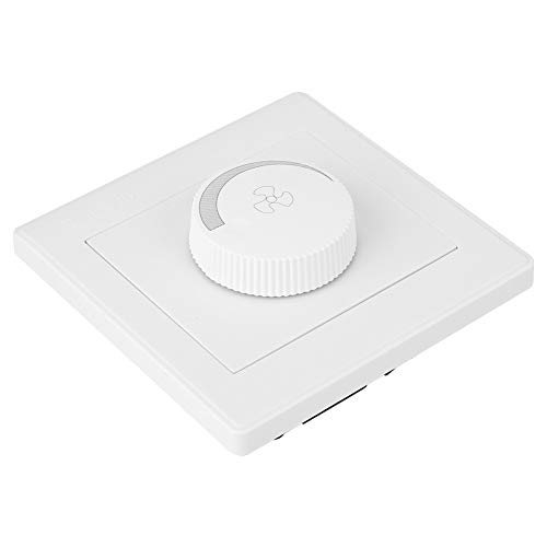 Drehzahlregler 230V Lüfter,Deckenventilator-Geschwinditskontrollschalter Und Wandpaneelknopf Ac250V 100W 86X86Mm Deckenventilatoren & Widder von Tbest