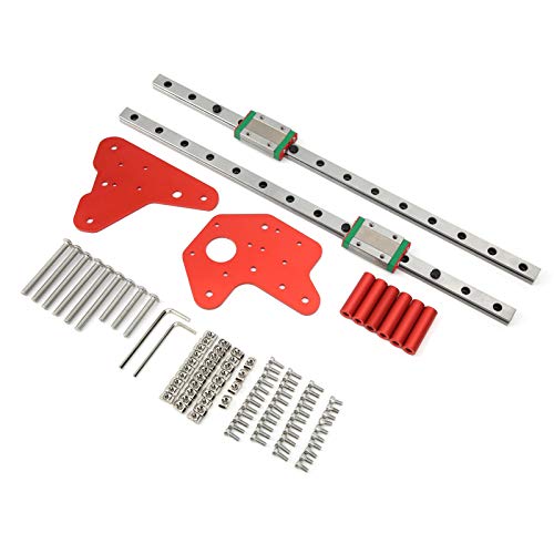 Ender 3 V2 Linear Rail Kit,Ender 3 Z-Achse Linear Ender 3 Pro Linearschienen-Kit Linearbewegungsführungen Lineargleitschienenführung Doppel-Z-Achsen-Kit Für Ender3 3D-Drucker Druckerzubehör von Tbest