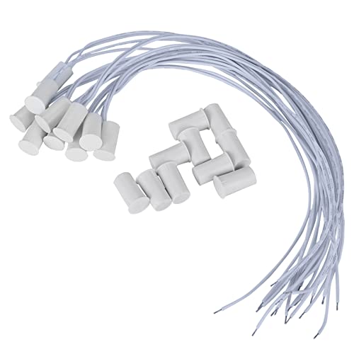 Indows Türen Home Security Kontakte Dsc .37 -Einbautyp Elektrischer Magnetiqu 10 Stück Verdrahteter Tür-Fenster-Sensor Magnetschalter für Hausalarmsystem von Tbest