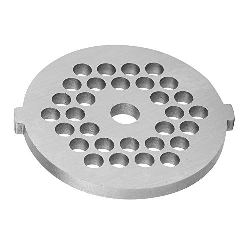 Tbest Lochscheibe Edelstahl,Lochscheibe Fleischwolf,Grill N8 Kitchenaid,Fleischwolfplatten Fleischwolf Crusher Fleischwolf Platte Scheibenmesser 7 Mm Loch (5 Mm Kleines Rundes Loch) von Tbest