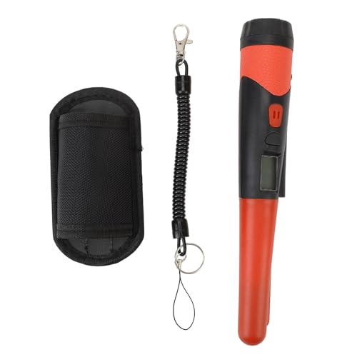 Metalldetektor Pinpointer, Handheld Pinpointing Finder Pin Zeiger Zauberstab mit LCD -Display Zum Camping -Wandern (ORANGE) von Tbest