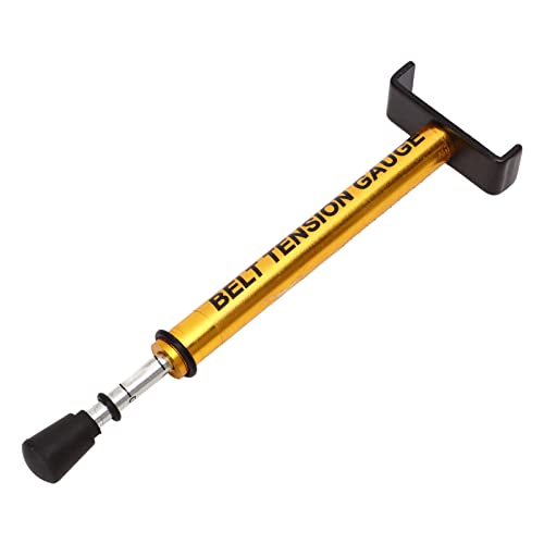 Riemenspannungsmesser,Riemenspannungsmessgerät Belt Tension Gauge 10 Lb Motorrad Kettenspannungsmesser Aus Metall Universeller Motorriemen-Ersatz Für Genaue Motorrad-Einstellung von Tbest