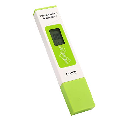 Pgerät,Salzget Mgerät,Salzwasser Pool Tester,Pool Salzget Men,Salzmgerät Koiteich,Water Quty Test Pen,C 100 5 In 1 Snity Ec Seawater Tester Multifunktions-Wasserqutätstester Mit von Tbest