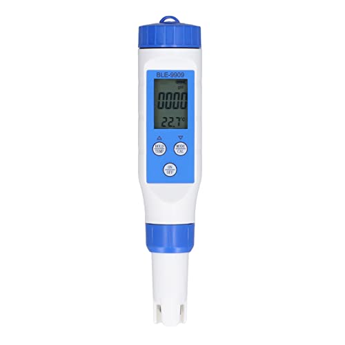 TBEST TESTERS, 5 -IN -1 WASSERVERTWORK METER ETOOTHE5.2 PH EC SALT TEMP CONTROL Smart Test Pen für Schwimmbadfische S S von Tbest