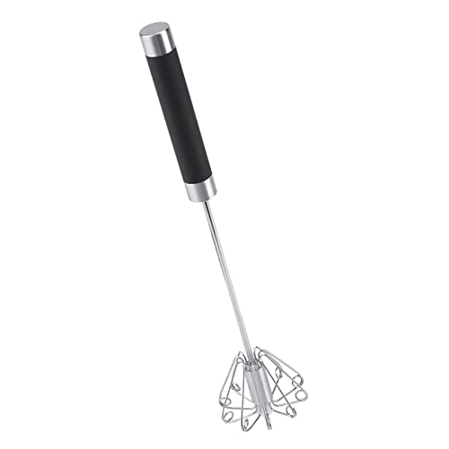 Tbest Antirust Edelstahl Manual Whisk Eierschläger mit Plastikgriff, Langlebig und Wiederverwendbar, Bequem Zum Backen und Kochen von Tbest