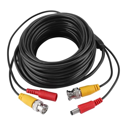 Tbest BNC CCTV -Erweiterung Video Resistant Videokabel Intemperie Koaxial CLED (10 m) von Tbest