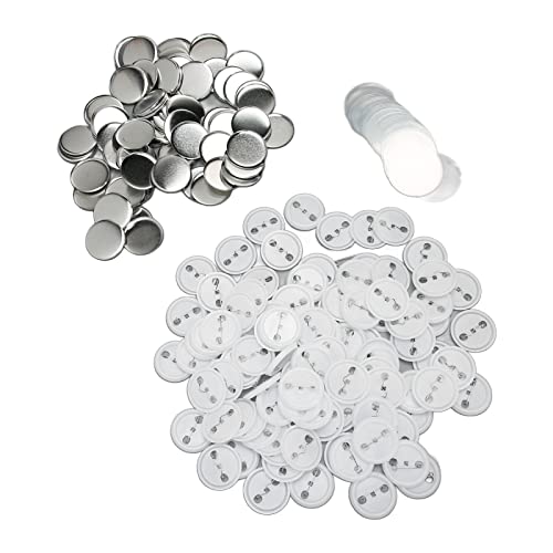 Tbest Button Pin Badge Kit 100 Set Rostsicherer Weit Verbreiteter Taste und Supplies Perfektes (44 mm) von Tbest