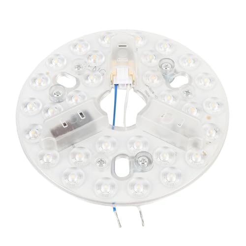 Tbest Deckenventilator Leuchte -Ersatzplatte, 5,3 -Zoll LED Deckenlüfter Licht Nachrüstkit, Dimmbare Funktion für die Heimbeleuchtung von Tbest