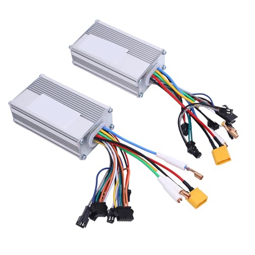Tbest Dual Drive Controller Kit, Aluminiumlegierung 48V 25A 1200W Elektrofahrrad Vorder- und Hinterradantriebsregler mit Display Meter Steuerkabelbaum für Elektroroller Tbest Dual Drive Controller Kit, Aluminiumlegierung 48V 25A 1200W Elektrofahrrad Vorder- und Hinterradantriebsregler mit Display Meter Steuerkabelbaum für Elektroroller von Tbest