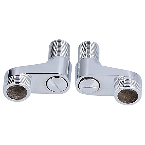 Tbest Duschmischer Wasserhahn Schwung Arm Adapter Verchromtes Finish für Badezimmer, Langlebiger Messing 304 Edelstahlmaterial von Tbest
