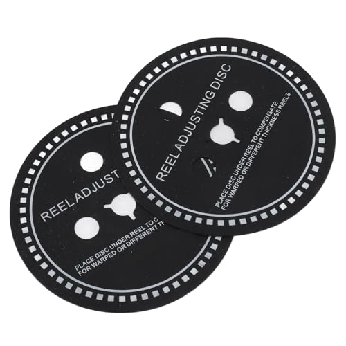Tbest EL-Einstellscheibe für Reel-to-Reel-TonbandgerätNAB-Nabe A Sp für, Nab A Sp Silikon-Spulen-Einstellscheibendichtung Sp für X Studer X für Schwarz 2 Stück 0,8 Mm / 0,031 Zoll (1mm) von Tbest