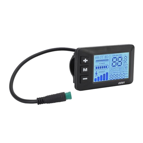 Tbest Electric LCD Display Messreclector Easy Reading Control Panel für Bike Scooter -Lenker von Tbest
