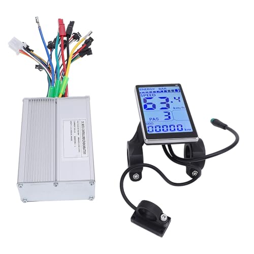 Tbest Electric Scooter Controller LCD Display Kit, Electric Scooter Controller LCD Display Meter Kit 20A 3 Modus Sinuswelle für die DIY -Modifikation Tbest Electric Scooter Controller LCD Display Kit, Electric Scooter Controller LCD Display Meter Kit 20A 3 Modus Sinuswelle für die DIY -Modifikation von Tbest