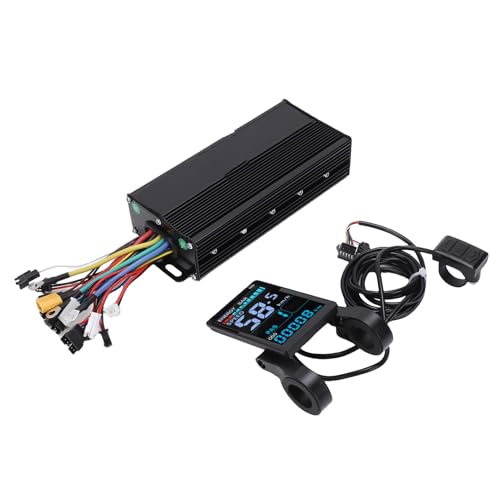 Tbest Elektrischer Scooter Bürstenloser Motor Controller Kit M5 LCD -Panel 36V 48 V 52V 35A 3 Modus Sinus -Controller LCD -Anzeigekit für Elektromutrückscooter -Umwandlung von Tbest