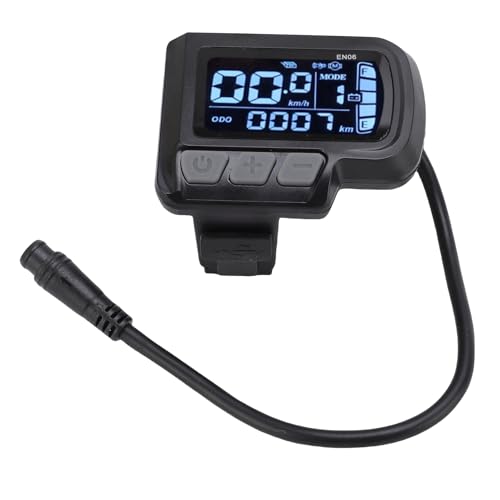 Tbest Elektrofahrrad LCD Display Messgeräte Wasserdichtes USB -Bedienfeld Großer Leinwand EN06 ABS -Material für Elektroroller und Fahrrad von Tbest