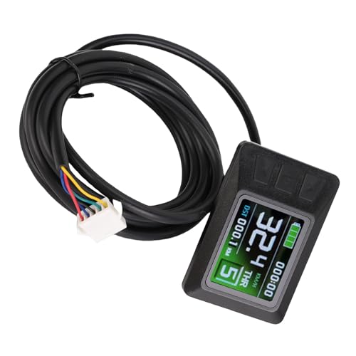 Tbest Elektrofahrrad -LCD -Messgeräte -Farbanzeige für KT LCD7C Electric Scooter Control Panel Conversion -Kit mit SM -Anschluss von Tbest