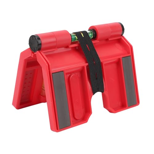 Tbest Faltbare Post -Level, Magnetisches Post - Level, Postpost Tool, Starker Magnetischer Rücken, Dual Bindungssystem, Tropfenabweisende Design, Hohe Präzisionsmessung, Mehrwinkelmessung von Tbest