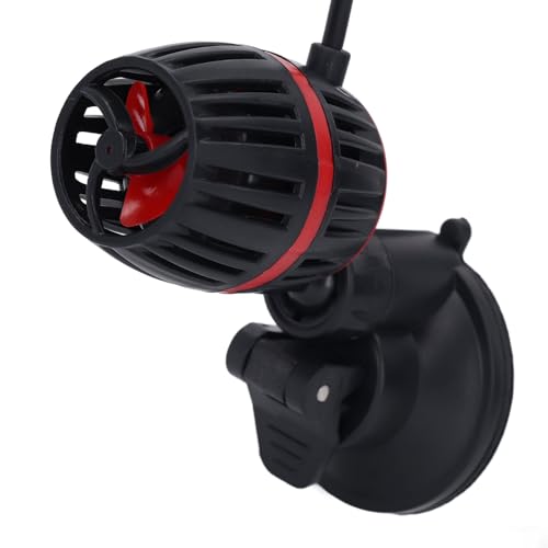 Tbest Fischtankwellenherstellerpumpe mit 4 Zahnrädern Variable Frequenztechnologie - Fördert die Fischatmung - Größe: ca. 5x9cm (Black) von Tbest