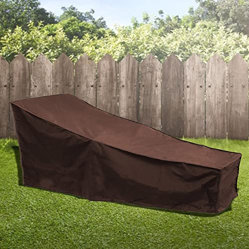 Tbest Gartenterrasse Möbelabdeckung Haltbarer Wasserdichtes Außenstuhlschutzschutzabdeckungen für Alle Jahreszeiten Kaffee 81.9*29.9*16.1in (Kaffeefarbe) von Tbest