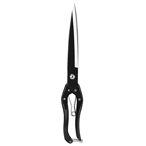 Tbest Handschere Schere Wolle Handschere Wolle Schere H Schnittschere, Handscharor -Schafziegen Bit Pet Geschnitten H Allzweck (Schwarze Edelstahl -Wollschere) von Tbest