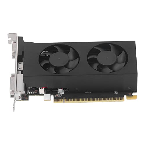 Tbest Hics CardGaming Ghics Caics-Karte für PCGhics-Karte, 750 4G DDR5 Ghics-Karten mit 2 Lüftern 128-Bit-Anschluss VGA DVI HD Multimedia-Schnittstelle GPU Ghics-Karte für PC 750 4G Tbest Hics CardGaming Ghics Caics-Karte für PCGhics-Karte, 750 4G DDR5 Ghics-Karten mit 2 Lüftern 128-Bit-Anschluss VGA DVI HD Multimedia-Schnittstelle GPU Ghics-Karte für PC 750 4G von Tbest