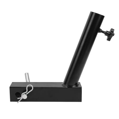 Tbest Hitch Flag -Pole -Halter Hochleistungsuniverseller Winkel -Fahnenmast für LKWs SUVS -Wohnmobile mit 2 -Zoll von Tbest