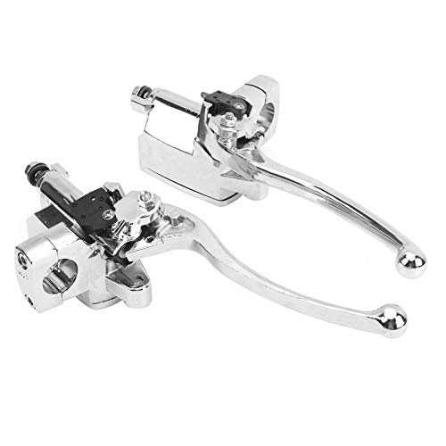 Tbest Hydraulischer Kupplungshebel, 1 Paar Hydraulischer Hauptbremszylinder Kupplungs Bremshebel Aluminiumlegierung Universal Hauptbremszylinderhebel für 1 Zoll Motorradlenker Tbest Hydraulischer Kupplungshebel, 1 Paar Hydraulischer Hauptbremszylinder Kupplungs Bremshebel Aluminiumlegierung Universal Hauptbremszylinderhebel für 1 Zoll Motorradlenker von Tbest