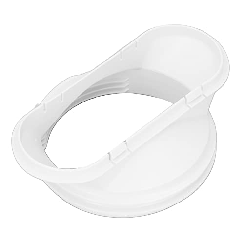 Tbest Klimaanlagen Flacher Mundadapter Kunststoffmaterial Männliches Gewinde Kaliber 150 Mm Weiblicher Gewinde Kaliber 130 Mm von Tbest