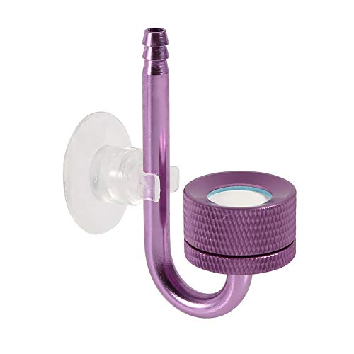 Tbest Kohlendioxid -Diffusor Hohe Aluminiumlegierung für Fischaquarien mit Hoher Aluminium -Legierung (Purple) von Tbest