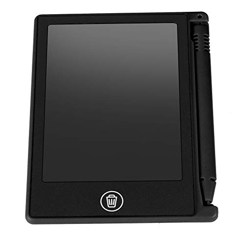 Tbest LCD 4,5 Zoll Schreibtafel, LCD 4,5 Zoll Handschrift Schreibtafel Zeichenbrett für Kinder Memo Liste Erinnerungsnotiz (Schwarz) von Tbest