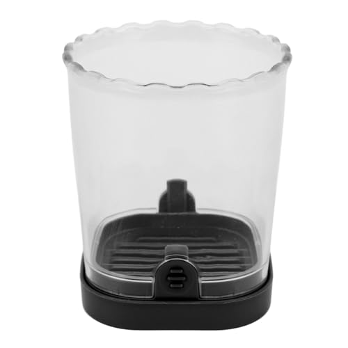 Tbest Obstschneider-Becher, Multifunktionaler Schneidebecher aus Edelstahl mit Druckplatte für Obst und Gemüse (BLACK) von Tbest