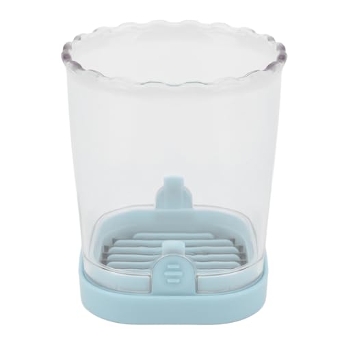 Tbest Obstschneider-Becher, Multifunktionaler Schneidebecher aus Edelstahl mit Druckplatte für Obst und Gemüse (BLUE) von Tbest