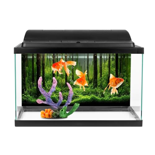 Tbest PVC Fischdekoration Poster PVC Dauer U -Boot -Hintergrund U Boot Fonds Leicht zu Reinigen für die Aquariendekoration (61 * 30CM) von Tbest