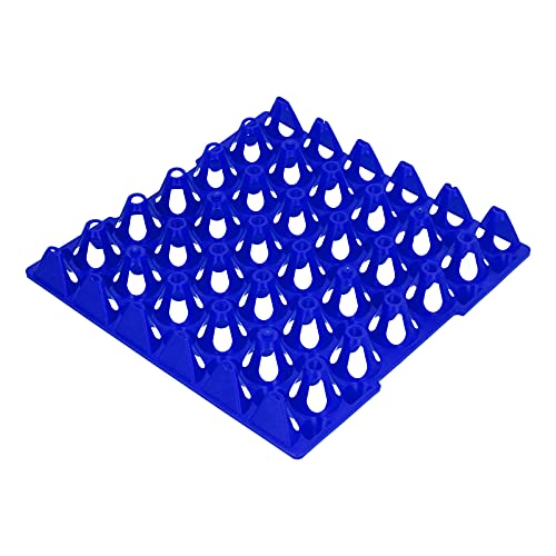 Tbest Plastikei -Wohnungen ROK 30 Zelleikisten Halter Tablett Transport Heimatmaterialien (Blue) von Tbest