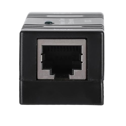 Tbest Poe Injector Combiner-Separator Universal RJ45 Connector AP Network Bridge für Kostensparende Stromübertragung (BLACK) von Tbest