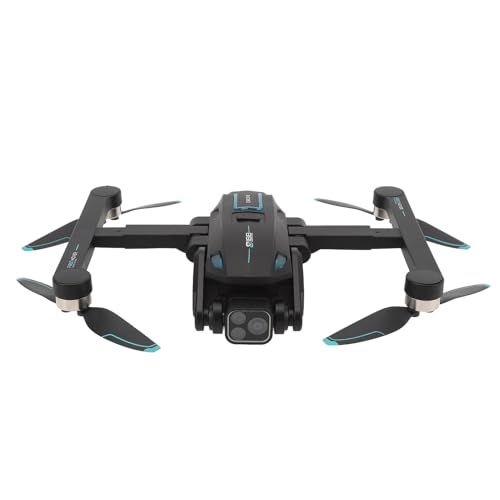 Tbest RC -Drohne, 8k 180 ° Doppelkamera Hindernisvermeidung Intelligenter RC -Drohne für Erwachsene mit 8 LED -Leuchten HD ESC -GPS (3 Batterien) von Tbest
