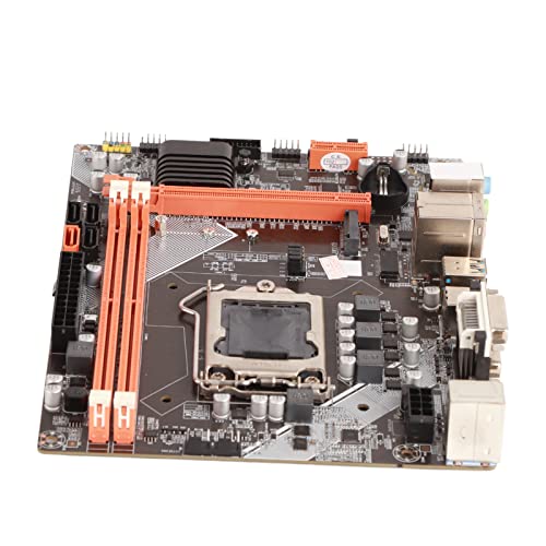 Tbest Rboard WiFi,1155 Mainboard Micro ATX,Lga 1155 B75 Mainboard,Desktop Motherboard für B75 M.2 Hochgeschwindigkeitsfestplatte 1155-Pin USB3.0 SATA3 DDR3 von Tbest