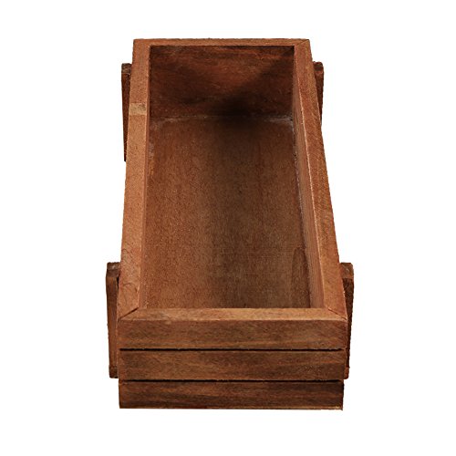 Tbest Recanglewooden Marist Resistent Gegen Flache Pflanzen/Expositionsfrüchte Am Tisch/Regal/Balkon von Tbest