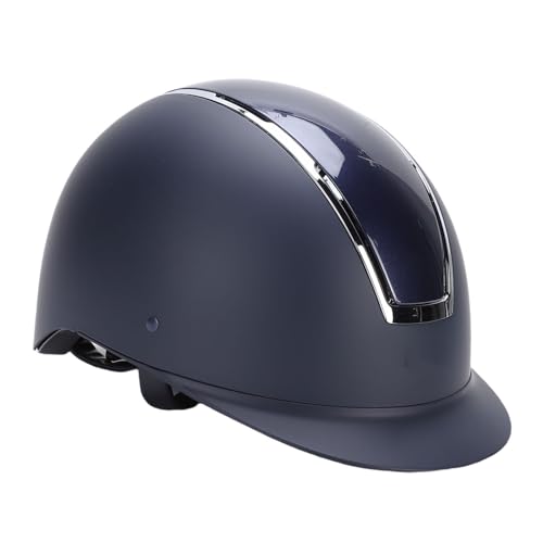 Tbest Reithelm Verstellbare Sicherheit REIT Ausrüstung Bequeme Schutzhelm Reithelm Dunkelblau (L) von Tbest