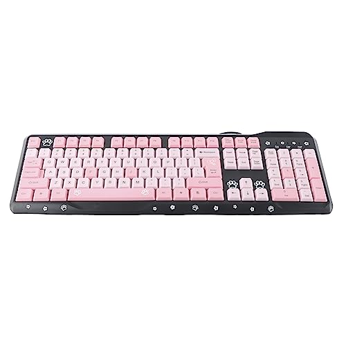 tastatur rosa,Tbest Rosa Tastatur Wiederaufladbar Computer Voll süß und Maus Set Sanrio mit Nummernblock Tastatur USB Verkabelt Ultradünn Niedlich Cartoon für Home Office Laptop Computer Universell (S tastatur rosa,Tbest Rosa Tastatur Wiederaufladbar Computer Voll süß und Maus Set Sanrio mit Nummernblock Tastatur USB Verkabelt Ultradünn Niedlich Cartoon für Home Office Laptop Computer Universell (S von Tbest