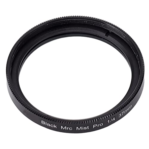 Tbest Schwarzer Weichfilter Kamera Objektiv Wasserdichtes Öl 1/4 -Porträt -Dunst -Effekt Unterdrückt mit Hohem Lichtkontrast die Schärfe für Video -Landschaftsfotografie Optische Glas (37MM) von Tbest