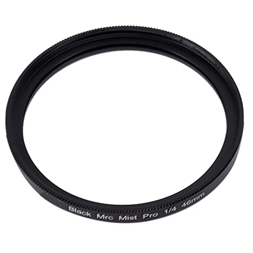 Tbest Schwarzer Weichfilter Kamera Objektiv Wasserdichtes Öl 1/4 -Porträt -Dunst -Effekt Unterdrückt mit Hohem Lichtkontrast die Schärfe für Video -Landschaftsfotografie Optische Glas (46MM) von Tbest