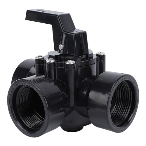 Tbest Schwimmbad -Diverter -Ventil G1-1/2in ABS Three Wege Wasser Wasser Ventil für 4517 Spas, Breite Anwendung von Tbest
