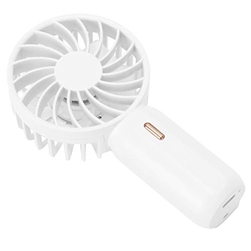 Tbest Starker Wind Kleiner Lüfter Handheld Lüfter Tragbarer Handheld - USB Wiederaufladbar Kleiner (WHITE) von Tbest