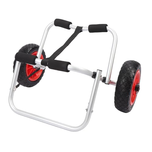 Tbest Universeller Kajak -Träger, Kajak -Karren Trolley mit Soliden Luftlosen Reifen Klappboot Dolly Canoe Carrier für Outdoor -Abenteuer Tbest Universeller Kajak -Träger, Kajak -Karren Trolley mit Soliden Luftlosen Reifen Klappboot Dolly Canoe Carrier für Outdoor -Abenteuer von Tbest