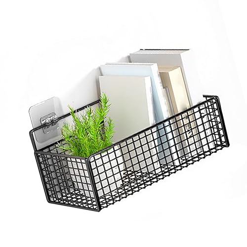 Tbest Wandmetallspeicherkorb Robuster Stahl Organizer für Schlafsäle Schlafzimmer Kohlenstoffstahl Schwarz Tbest Wandmetallspeicherkorb Robuster Stahl Organizer für Schlafsäle Schlafzimmer Kohlenstoffstahl Schwarz von Tbest