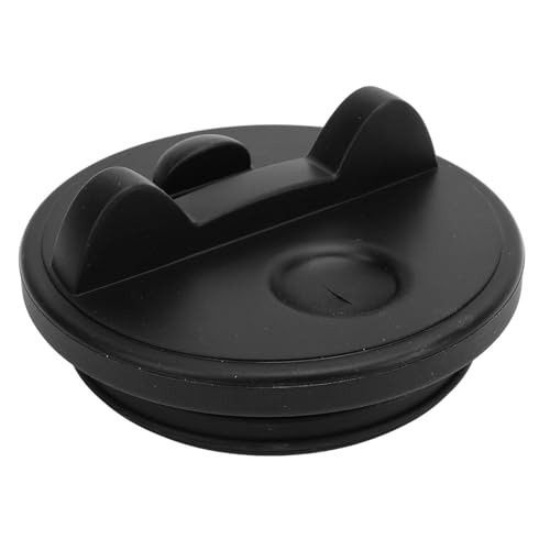 Tbest Wasserflasche Telefonhalter, Spill Proof Cat Ohrform Water Cup Deckel Hält Telefon für 40 Unzen Becher Tasse (Black) von Tbest