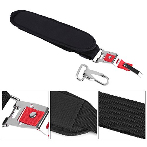 Tbest fuxtec motorsense tragegurt, Verstellbarer Schultergurt aus Schwarzem Nylon für Trimmer-Freischneider mit Tragehaken Tbest fuxtec motorsense tragegurt, Verstellbarer Schultergurt aus Schwarzem Nylon für Trimmer-Freischneider mit Tragehaken von Tbest