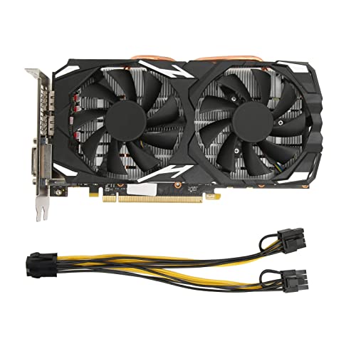 Tbest Radeon Rx 580, Grafikkarte,Radeon Rx Grafikkart Rx 580 Grafikkarte 8 Gb Gddr5 256 Bit Unterstützung 8 K 16 Pci 3.0 2 Lüfter Gaming-Grafikkarte Tbest Radeon Rx 580, Grafikkarte,Radeon Rx Grafikkart Rx 580 Grafikkarte 8 Gb Gddr5 256 Bit Unterstützung 8 K 16 Pci 3.0 2 Lüfter Gaming-Grafikkarte von Tbest