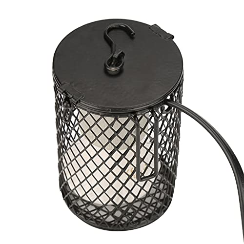 Tbest wärmelampe schildkröten Outdoor, Elstein Wärmestrahler, Wärmelampe,Hühnerstall-Heizung,Sicherer Als Brutlampen 100 W Infrarot-Keramik-Emitter Wärmelampe Lampe Haustier Reptilienbrüter (Schwarz) von Tbest